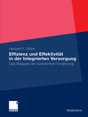 cover image of Effizienz und Effektivität in der Integrierten Versorgung